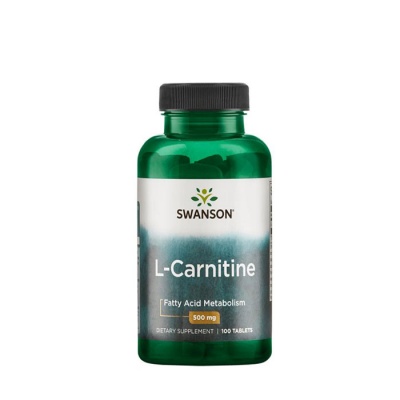 СУОНСЪН L-КАРНИТИН таблетки 500 мг. 100 броя / SWANSON L - CARNITINE