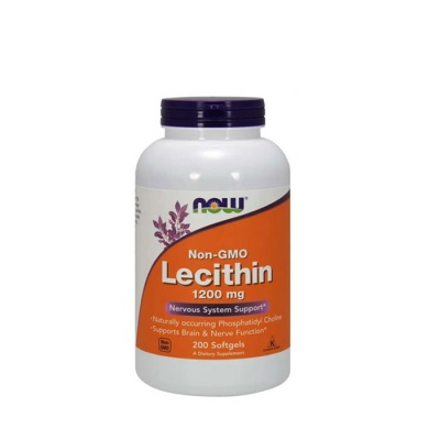 НАУ ФУДС ЛЕЦИТИН драже 1200 мг. 200 броя / NOW FOODS LECITHIN