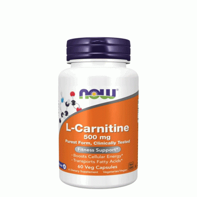 НАУ ФУДС L - КАРНИТИН капсули 500 мг. 60 броя / NOW FOODS L - CARNITINE