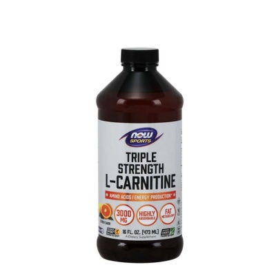 НАУ ФУДС L - КАРНИТИН ЦИТРУС течна формула 3000 мг. 473 мл. / NOW FOODS LIQUID L - CARNITINE CITRUS