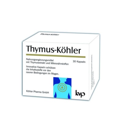 ТИМУС-КЬОЛЕР капсули 30 броя / KOEHLER PHARMA THYMUS-KOEHLER 