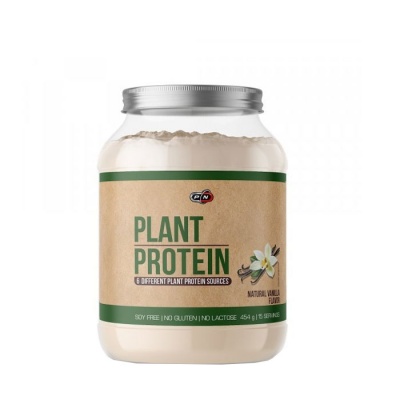 ПЮР НУТРИШЪН ПЛАНТ ПРОТЕИН ВАНИЛИЯ 454 гр. / PURE NUTRITION PLANT PROTEIN VANILLA