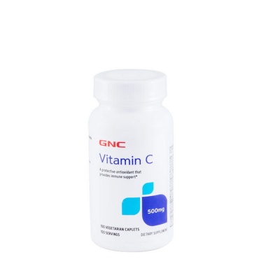 ВИТАМИН C + ШИПКИ каплети 500 мг. 100 броя / GNC VITAMIN C + HIPS