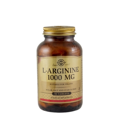 СОЛГАР L-АРГИНИН таблетки 1000 мг.  90 броя / SOLGAR L-ARGININE