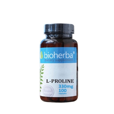 БИОХЕРБА Л-ПРОЛИН капсули 330 мг. 100 броя / BIOHERBA L-PROLINE