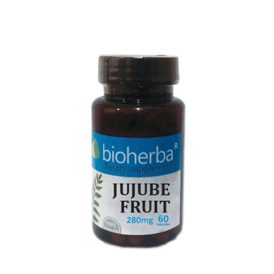 БИОХЕРБА ХИНАП ПЛОД капсула 280 мг. 60 броя / BIOHERBA JUJUBE FRUIT