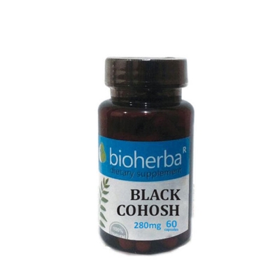 БИОХЕРБА ЧЕРЕН КОХОШ капсули 280 мг. 60 броя / BIOHERBA BLACK COHOSH
