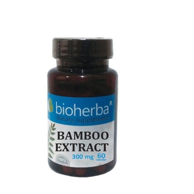 БИОХЕРБА ЕКСТРАКТ ОТ БАМБУК капсули 300 мг. 60 броя / BIOHERBA BAMBOO EXTRACT 