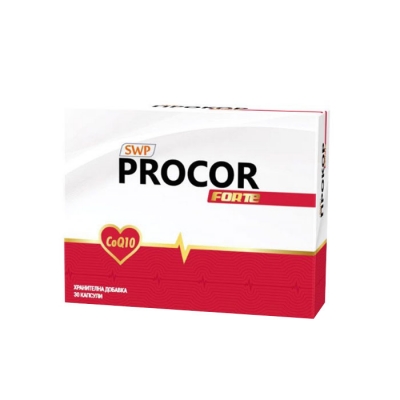 ПРОКОР ФОРТЕ капсули 30 броя / SUN WAVE PHARMA PROCOR FORTE 