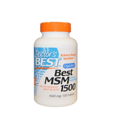 ДОКТОР'С БЕСТ МСМ таблетки 1500 мг. 120 броя / DOCTOR'S BEST MSM 