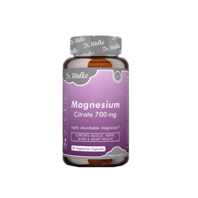 МАГНЕЗИЕВ ЦИТРАТ капсули 700 мг. 30 броя / DR. WOLKE MAGNESIUM CITRATE
