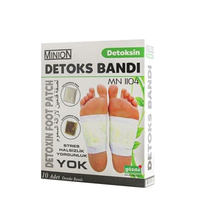 ДЕТОКСИКИРАЩИ ПЛАСТИРИ ЗА КРАКА 4 броя / MINION DETOX FOOT PATCH