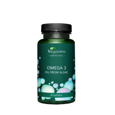 ОМЕГА-3 МАСЛО ОТ ВОДОРАСЛИ ВЕГАВЕРО капсули 90 броя / VEGAVERO OMEGA-3 OIL FROM ALGAE