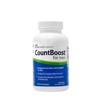 КАУНТ БУУСТ за мъже капсули 60 броя / FAIRHAVEN HEALTH COUNT BOOST FOR MEN