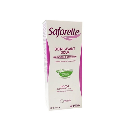САФОРЕЛ ИНТИМЕН ДУШ ГЕЛ 100 мл. / SODIMED SAFORELLE GENTLE CLEANSING CARE SHOWER GEL