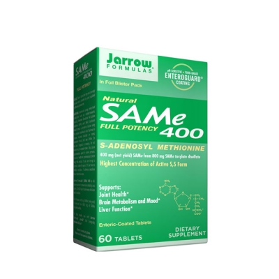 ДЖАРОУ ФОРМУЛАС САМ - Е таблетки 400 мг. 60 броя / JARROW FORMULAS SAM - E 