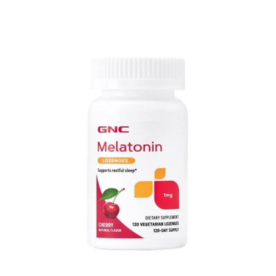 МЕЛАТОНИН таблетки за смучене с вкус на череша 1 мг. 120 броя / GNC MELATONIN