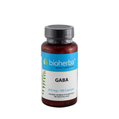 БИОХЕРБА ГАБА капсули 410 мг 100 броя / BIOHERBA GABA