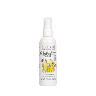 ОЛИО ЗА БЕБЕТА И ДЕЦА С БИО БАДЕМОВО МАСЛО 100 мл / STYX BABY & KIDS CARE OIL WITH ORGANIC ALMOND OIL