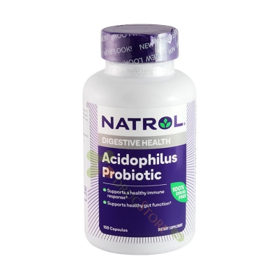 НАТРОЛ ПРОБИОТИК АЦИДОФИЛУС капсули 150 броя / NATROL PROBIOTIC ACIDOPHILUS