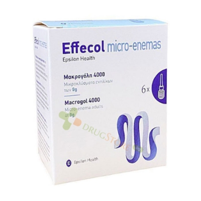 ЕФЕКОЛ МИНИ КЛИЗМА 9 г 6 броя  / EPSILON HEALTH EFFECOL MICRO-ENEMAS