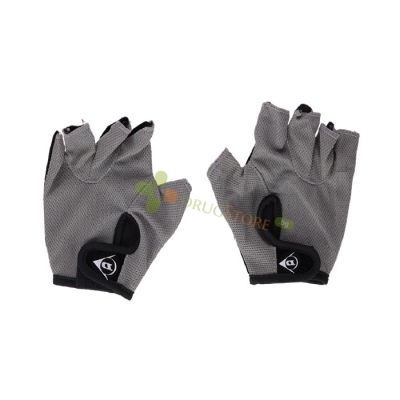 СИВО-ЧЕРНИ РЪКАВИЦИ ЗА КОЛЕЛО М DNP0057 / DUNLOP GRAY-BLACK CYCLING GLOVES M