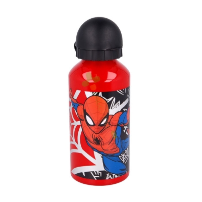 АЛУМИНИЕВА БУТИЛКА СПАЙДЪРМЕН ЧЕРВЕНА 400 мл / STOR SPIDERMAN ALUMINUM BOTTLE RED 400 ml