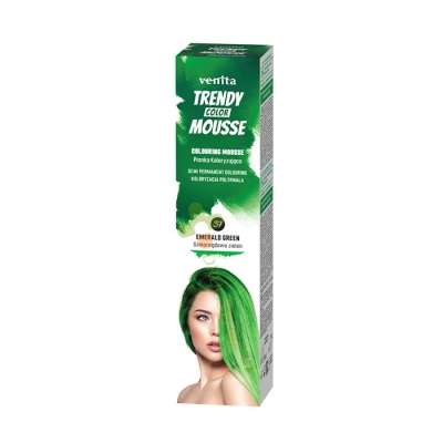 ВЕНИТА ТРЕНДИ ПЯНА ЗА БОЯДИСВАНЕ НА КОСА 37 EMERALD GREEN 75 мл / VENITA TRENDY COLOR MOUSSE 37 EMERALD GREEN