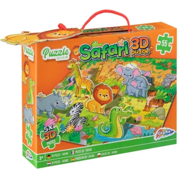 ГРАФИКС ПЪЗЕЛ САФАРИ 55 части / GRAFIX PUZZEL SAFARI 55 pieces  