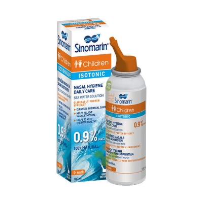 СИНОМАРИН ИЗОТОНИЧЕН СПРЕЙ ЗА НОС ЗА ДЕЦА И БЕБЕТА 100 мл / SINOMARIN CHILDREN ISOTONIC SPRAY