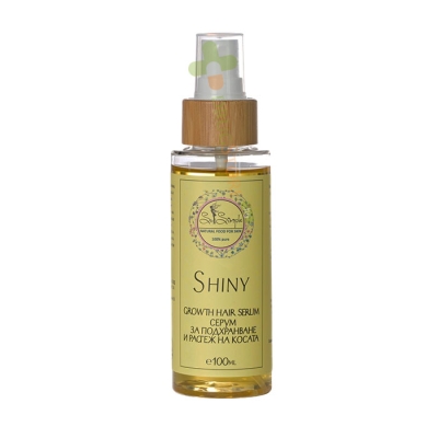 НАТУРАЛЕН СЕРУМ SHINY ЗА ПОДХРАНВАНЕ И РАСТЕЖ НА КОСАТА 100 мл / SO SIMPLE SHINY GROWTH HAIR SERUM