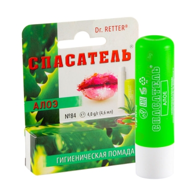 СПАСАТЕЛЬ БАЛСАМ ЗА УСТНИ С АЛОЕ ВЕРА 4 г / SPASATELY LIP BALM WITH ALOE VERA