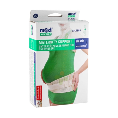 МЕДТЕКСТИЛ КОЛАН ЗА БРЕМЕННИ 4505 РАЗМЕР XL / MEDTEXTILE ELASTIC MATERNITY SUPPORT SIZE XL