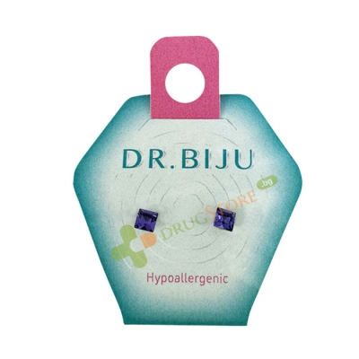 ДР. БИЖУ ОБИЦИ SQUARE 4.0 мм TANZANIT DSQ40C539 / DR. BIJU SQUARE 4.0 mm TANZANIT DSQ40C539