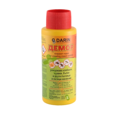 ДЕМОР АЛФАКИЛ ПУДРА ПРОТИВ ИНСЕКТИ 100 г / DARIN DEMOR POWDER AGAINST INSECTS