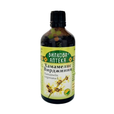 БИЛКОВА АПТЕКА ТИНКТУРА ХАМАМЕЛИС + ХРОМ 100 мл / BILKOVA APTEHA HAMAMELIS VIRGINIA + CHROME TINCTURE 