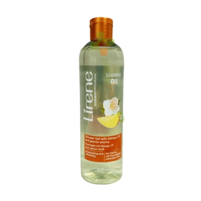 ДУШ ОЛИО С МАСЛО ОТ МАНГО И ЖАСМИН 400 мл / LIRENE SHOWER OIL WITH MANGO AND JASMINE