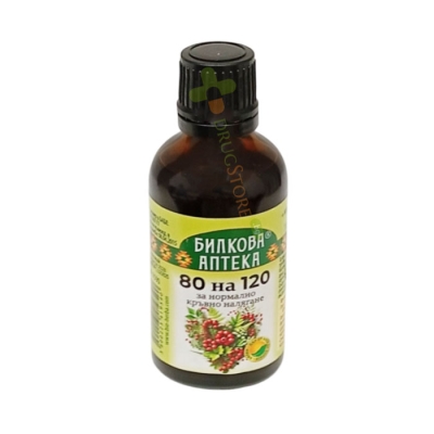 ТИНКТУРА НОРМАЛНО КРЪВНО НАЛЯГАНЕ + КАЛИЙ 50 мл / BILKOVA APTEKA NORMAL BLOOD PRESSURE + POTASSIUM TINCTURE