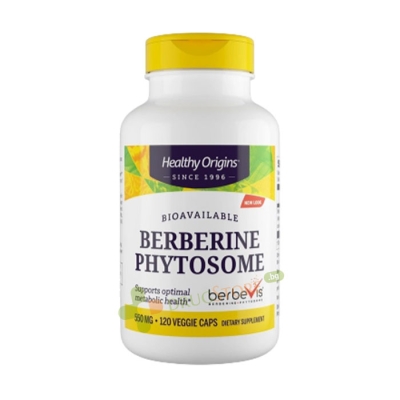 ФИТОЗОМЕН БЕРБЕРИН BERBEVIS капсули 120 броя / HEALTHY ORIGINS BERBERINE PHYTOSOME BERBEVIS