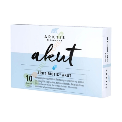 АРКТИС БИОФАРМА АРКТИБИОТИК АКУТ капсули 10 броя / ARKTIS BIOPHARMA ARKTIBIOTIC AKUT 