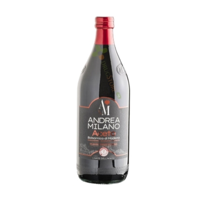  БАЛСАМОВ ОЦЕТ ОТ МОДЕНА FOGLIA ROSSA 1 л / ANDREA MILANO BALSAMICO FROM MODENA FOGLIA ROSSA VINEGAR 