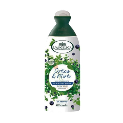 ШАМПОАН ЗА МАЗНА КОСА С ЕКСТРАКТ ОТ КОПРИВА И МИРТА 250 мл / L'ANGELICA OFFICINALIS SHAMPOO FOR OILY HAIR ORTICA E MIRTO