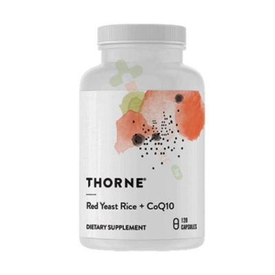 ТОРН ЧЕРВЕН ОРИЗ + КОЕНЗИМ Q10 капсули 120 броя / THORNE RED YEAST RICE + CO Q10 