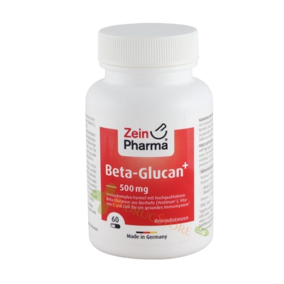 БЕТА ГЛЮКАН капсули 500 мг 60 броя / ZEIN PHARMA BETA GLUCAN 