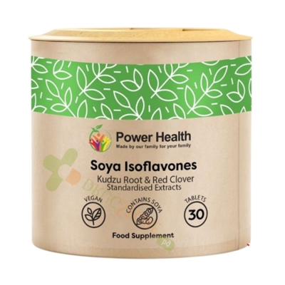 ИЗОФЛАВОНИ ОТ СОЯ таблетки 30 броя / POWER HEALTH SOYA ISOFLAVONES 
