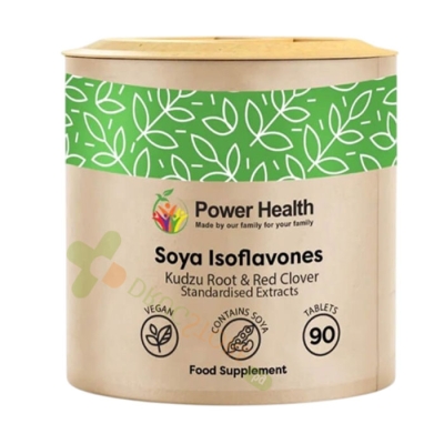 СОЯ ИЗОФЛАВОНИ КОМПЛЕКС таблетки 90 броя / POWER HEALTH SOYA ISOFLAVONES 