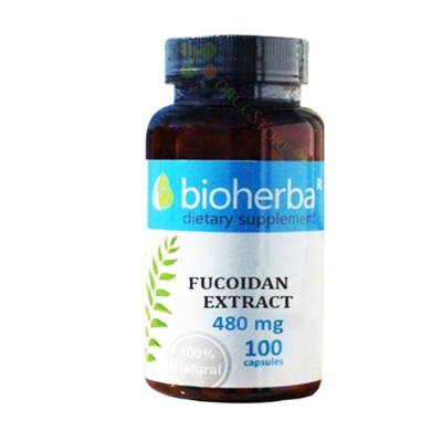 БИОХЕРБА ФУКОИДАН ЕКСТРАКТ капсули 480 мг. 100 броя / BIOHERBA FUCOIDAN EXTRACT