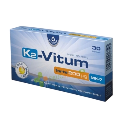 ОЛЕОФАРМ ВИТАМИН K2 ФОРТЕ капсули 30 броя / OLEOFARM K2-VITUM FORTE 