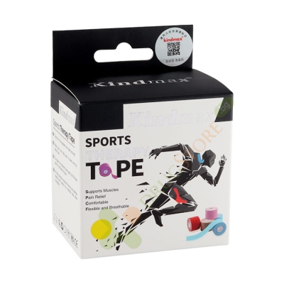 КИНДМАКС КИНЕЗИО ЛЕНТА ЖЪЛТА 5 см / 5 м / KINDMAX SPORT THERAPY TAPE YELLOW