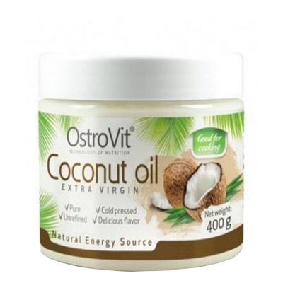 ОСТРОВИТ ЕКСТРА ВЪРДЖИН КОКОСОВО МАСЛО 400 гр. / OSTROVIT COCONUT OIL EXTRA VIRGIN